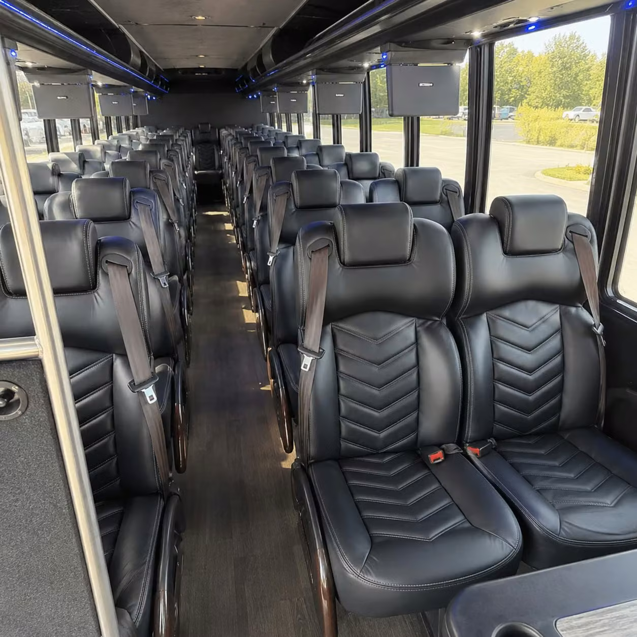 25 passenger minibus interior