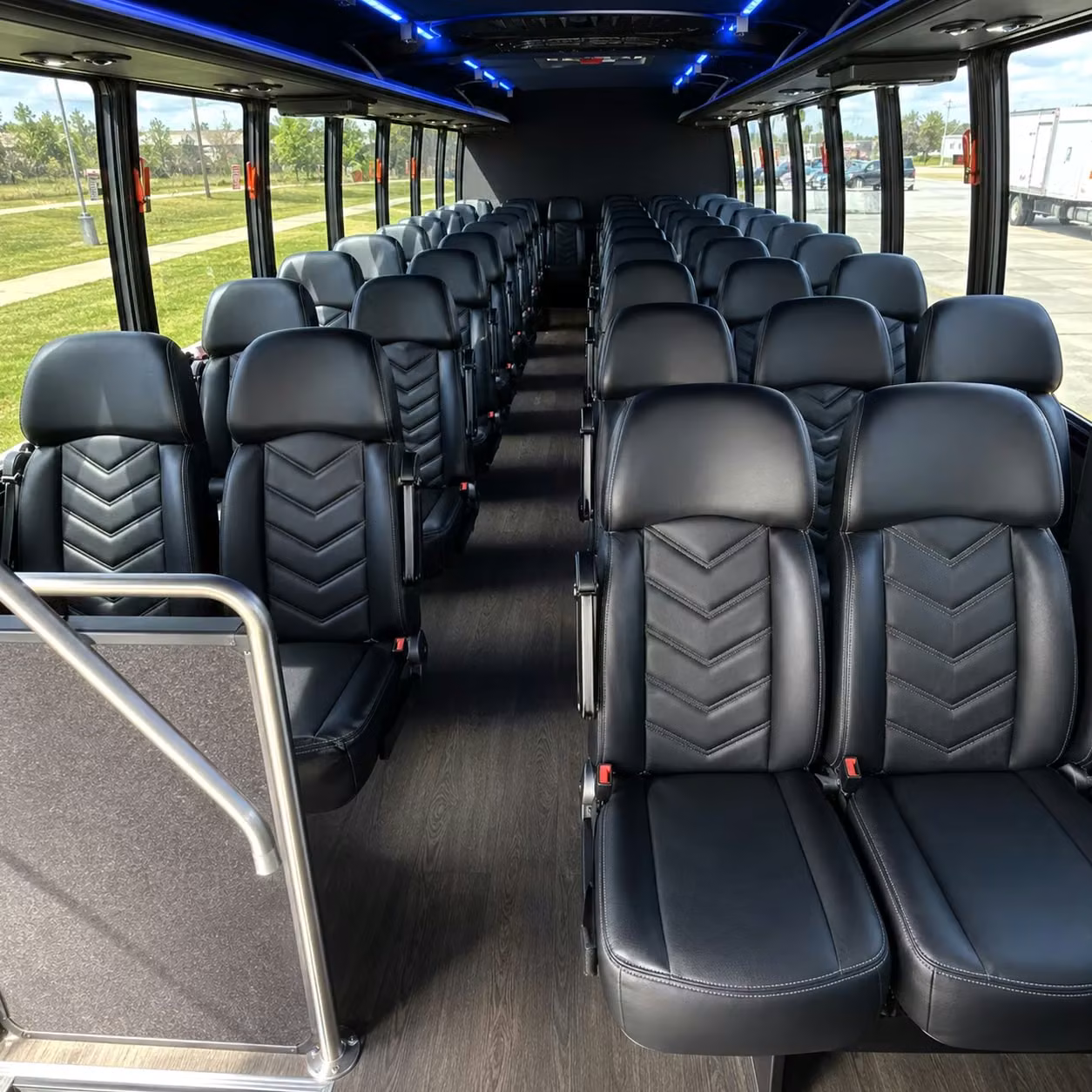 35 passenger minibus interior