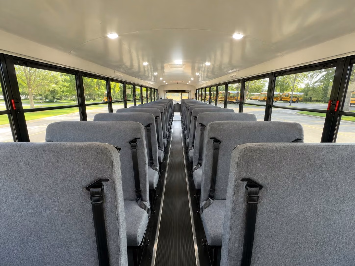 school bus interior