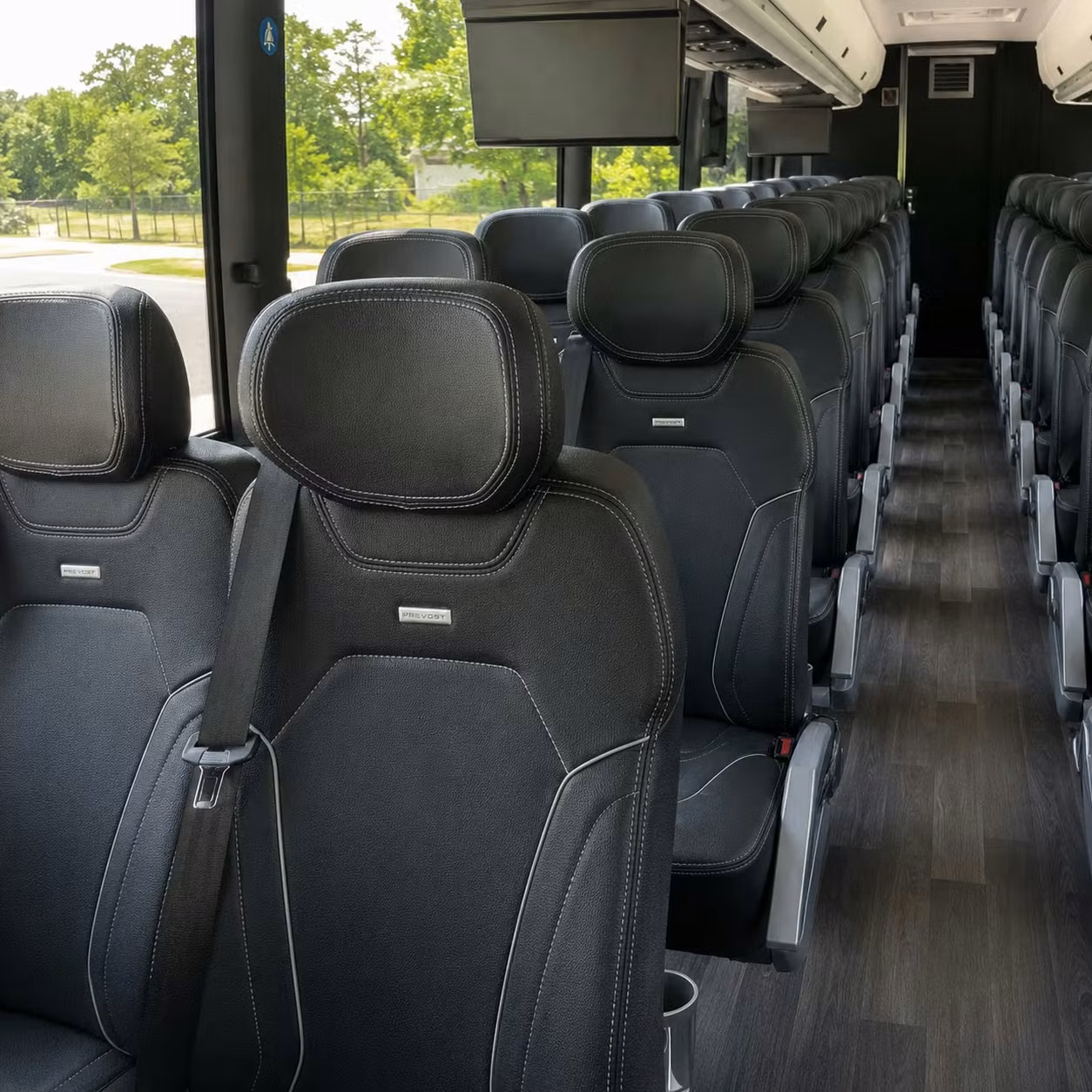 syracuse charter bus interior