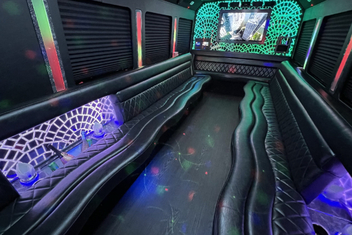 Syracuse Limo Bus Interior